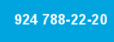924 788-22-20 924 788-22-20
